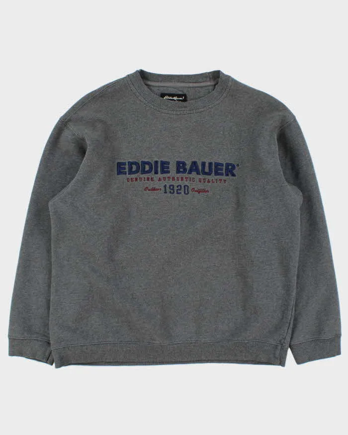 Vintage Eddie Bauer Embroidered Spell Out Sweatshirt - L sold by Rokit