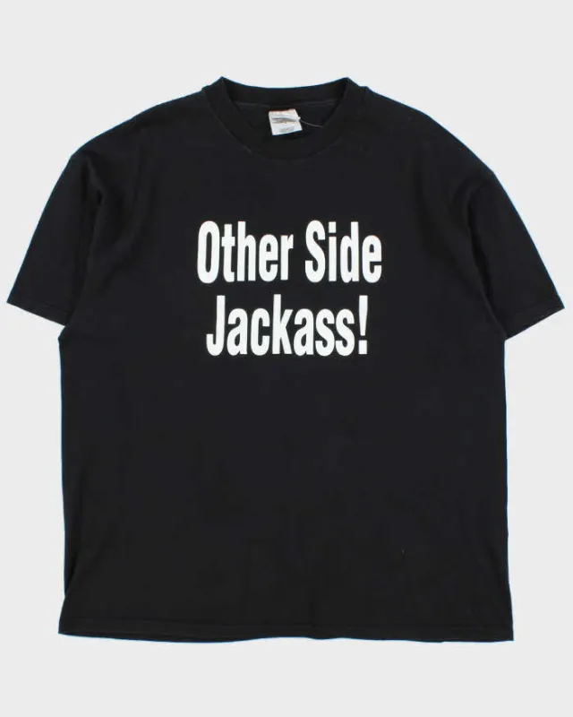 Vintage 1998 WWF Attitude Stone Cold Stedman By Hanes Crewneck T-Shirt - XL made by Rokit