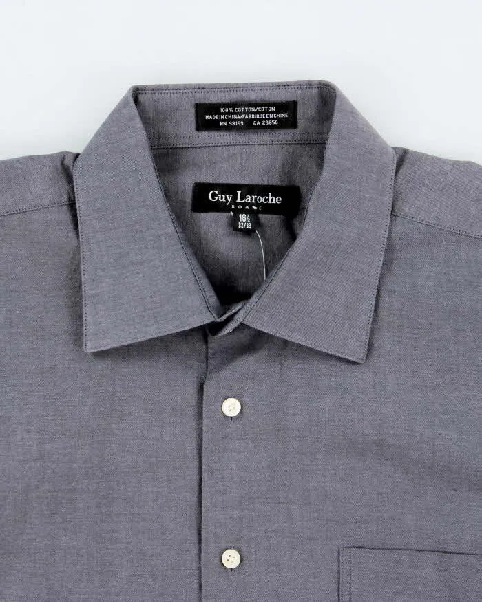 Vintage 1990s Guy Laroche Chambray Long Sleeve Shirt - L sold by Rokit product image thumbnail 5