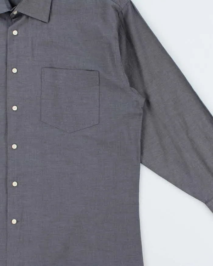 Vintage 1990s Guy Laroche Chambray Long Sleeve Shirt - L sold by Rokit product image thumbnail 3