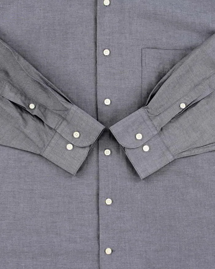 Vintage 1990s Guy Laroche Chambray Long Sleeve Shirt - L sold by Rokit product image thumbnail 4