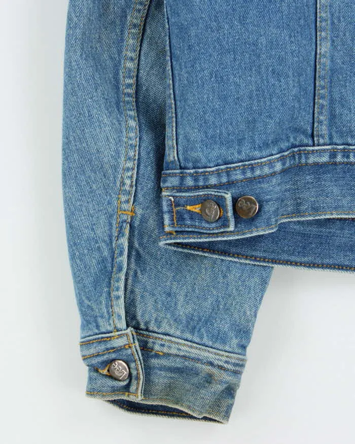 Vintage 1980s Lee Blanket Lined Denim Trucker Jacket - M sold by Rokit product image thumbnail 3
