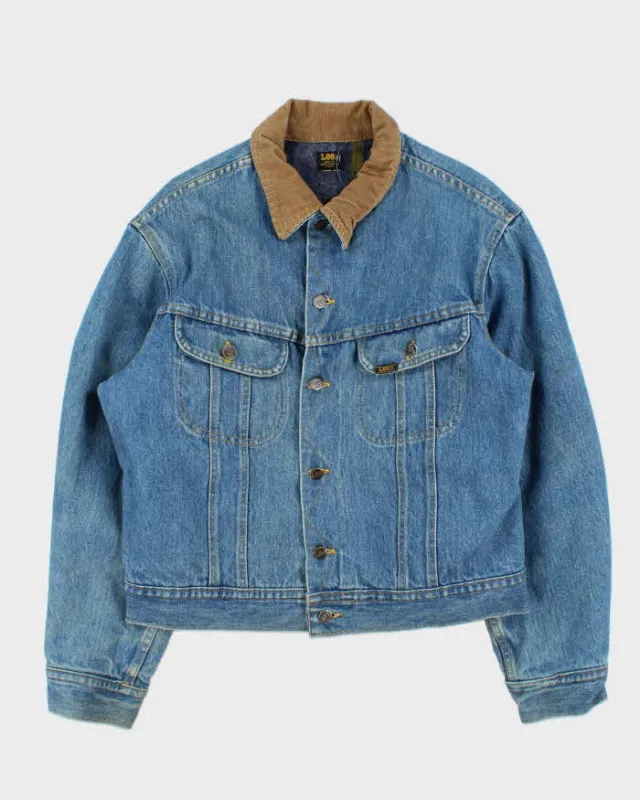 Vintage 1980s Lee Blanket Lined Denim Trucker Jacket - M sold by Rokit