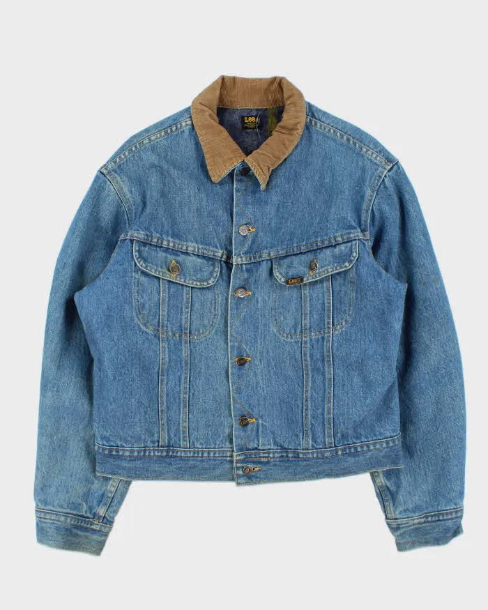 Vintage 1980s Lee Blanket Lined Denim Trucker Jacket - M sold by Rokit
