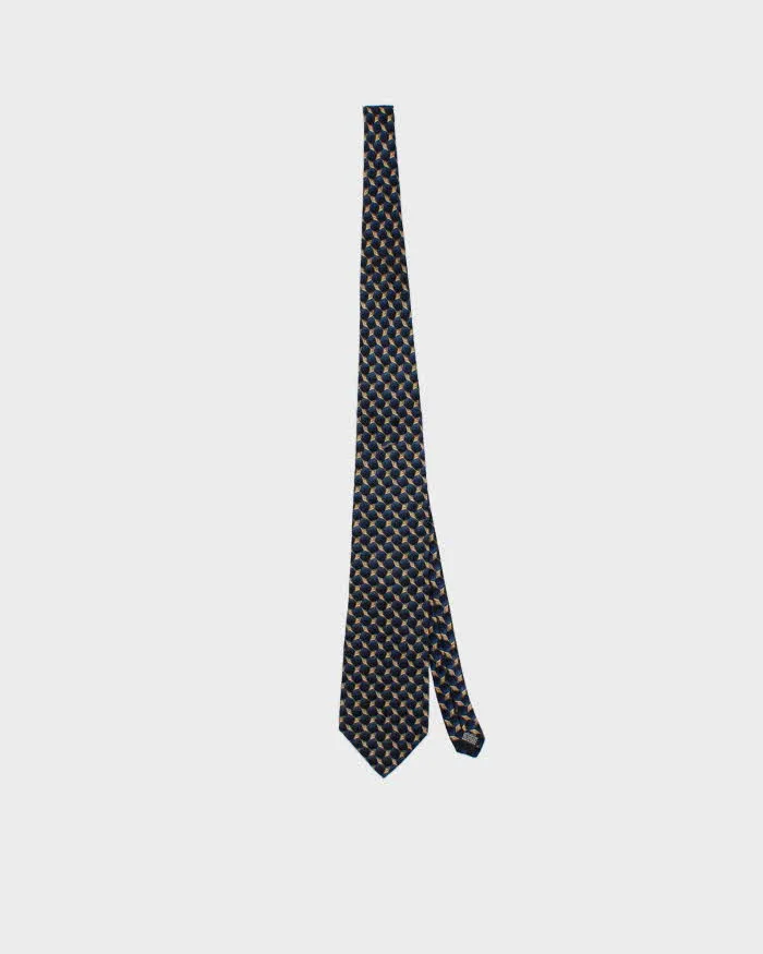 Vintage 1980s Christian Dior Silk Patterned Tie sold by Rokit