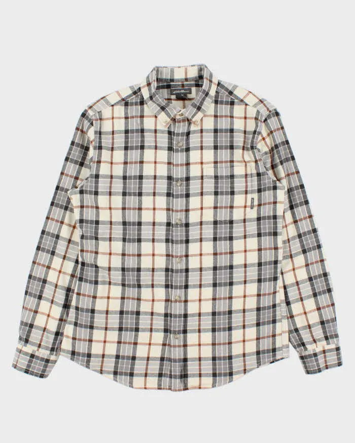 Vintage Eddie Bauer Lightweight Flannel Shirt - M sold by Rokit