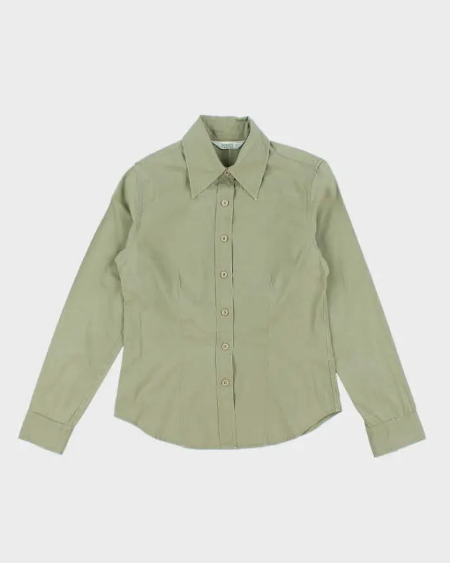 Vintage 00s Bossini Long Sleeves Blouse - S sold by Rokit