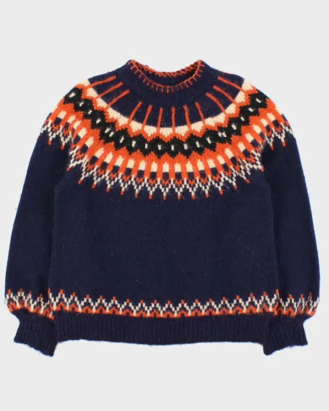 Doen Fair Isle Alpaca Knit Jumper - M sold by Rokit