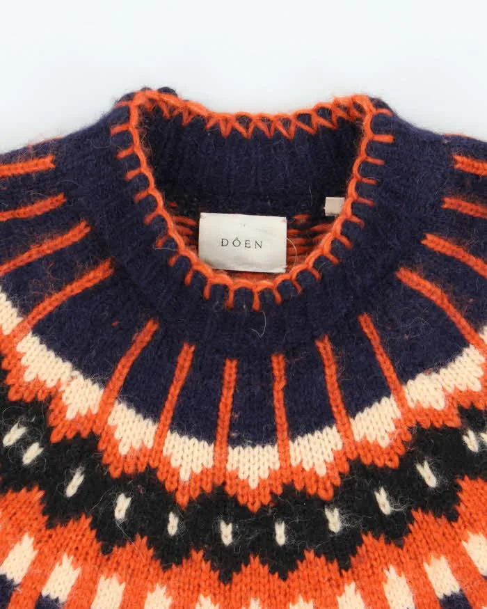 Doen Fair Isle Alpaca Knit Jumper - M sold by Rokit product image thumbnail 5