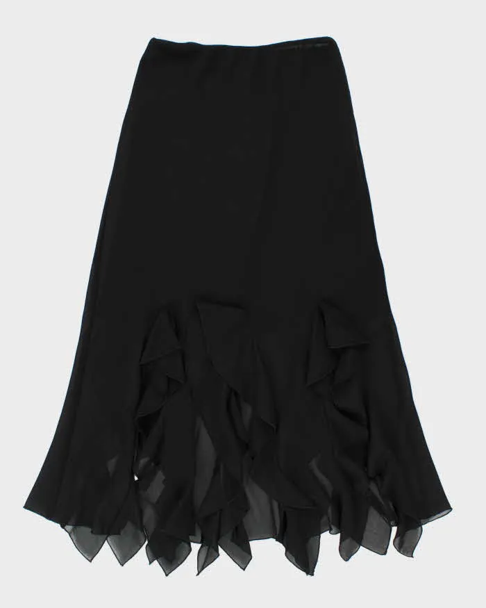 Vintage 90s Sharon Max Ruffle Sheer Hem Skirt - S sold by Rokit product image thumbnail 2