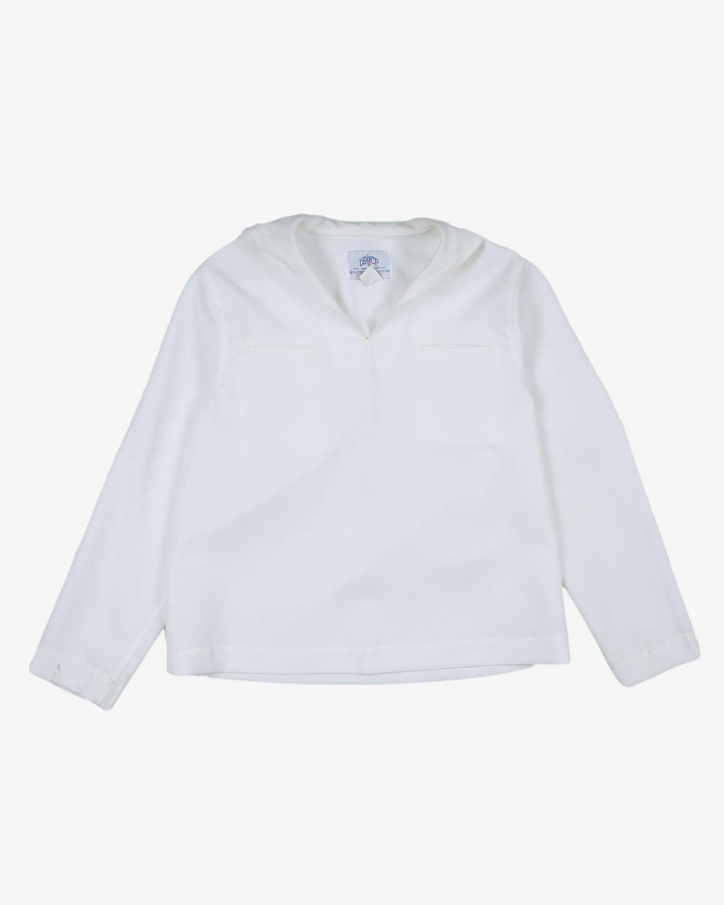 2005 US NAVY White Poly/WOOL CRACKERJACK JUMPER - Medium sold by Rokit