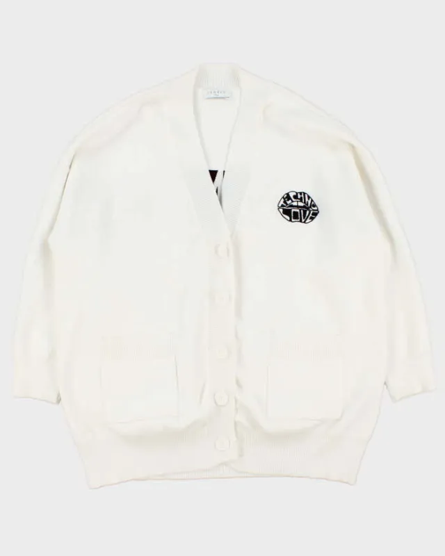 Sandro x Smiley Techno Love Oversized Knit Cardigan - S sold by Rokit