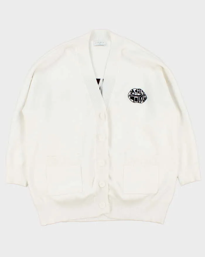 Sandro x Smiley Techno Love Oversized Knit Cardigan - S sold by Rokit
