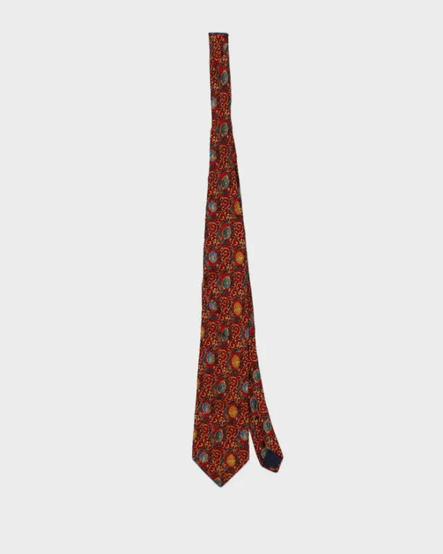 Vintage 1980s Christian Dior Baroque Silk Tie sold by Rokit