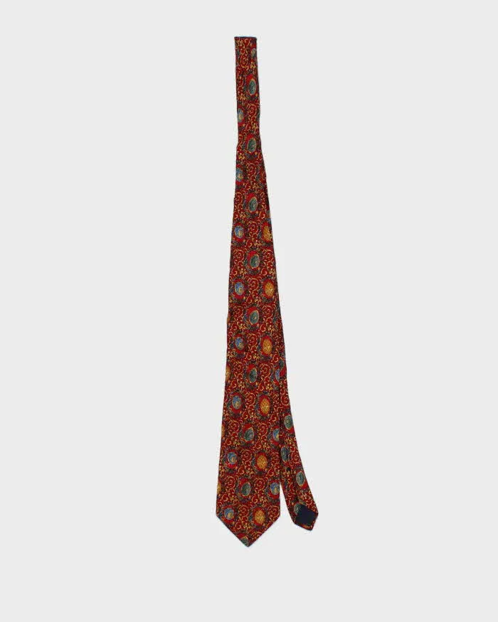Vintage 1980s Christian Dior Baroque Silk Tie sold by Rokit