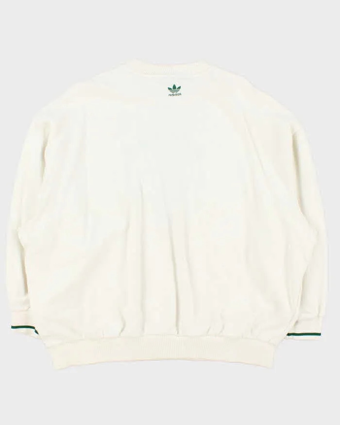 Vintage Adidas Originals Tennis Academy Embroidered Women's Oversized Crewneck Sweatshirt - S sold by Rokit product image thumbnail 2