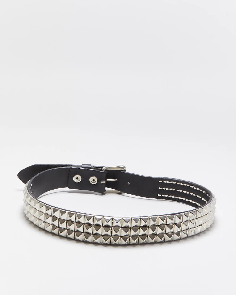Vintage Y2k 00s Studded Leather Belt W29-W33 sold by Rokit product image thumbnail 3