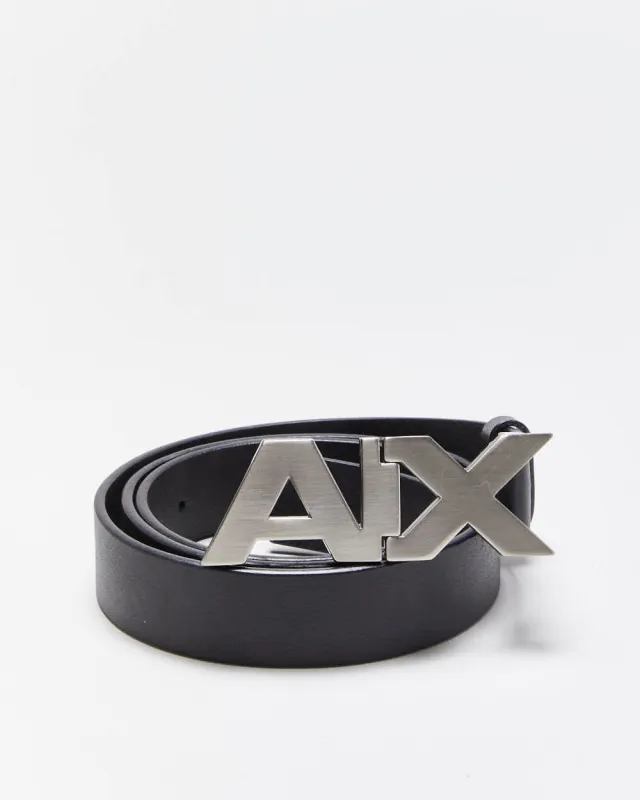 Vintage Armani Exchange Leather Belt W36-W40 sold by Rokit