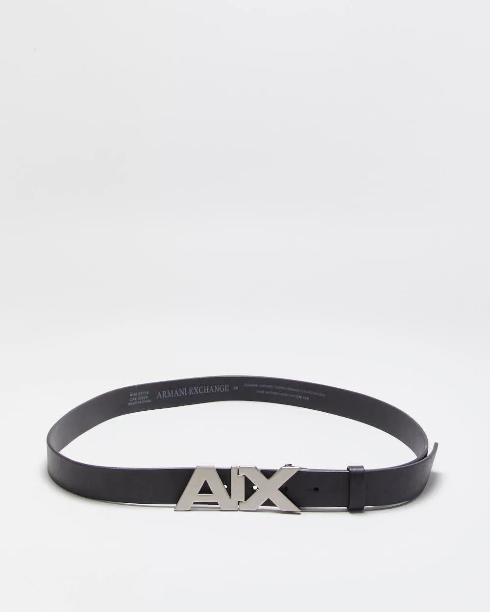 Vintage Armani Exchange Leather Belt W36-W40 sold by Rokit product image thumbnail 2