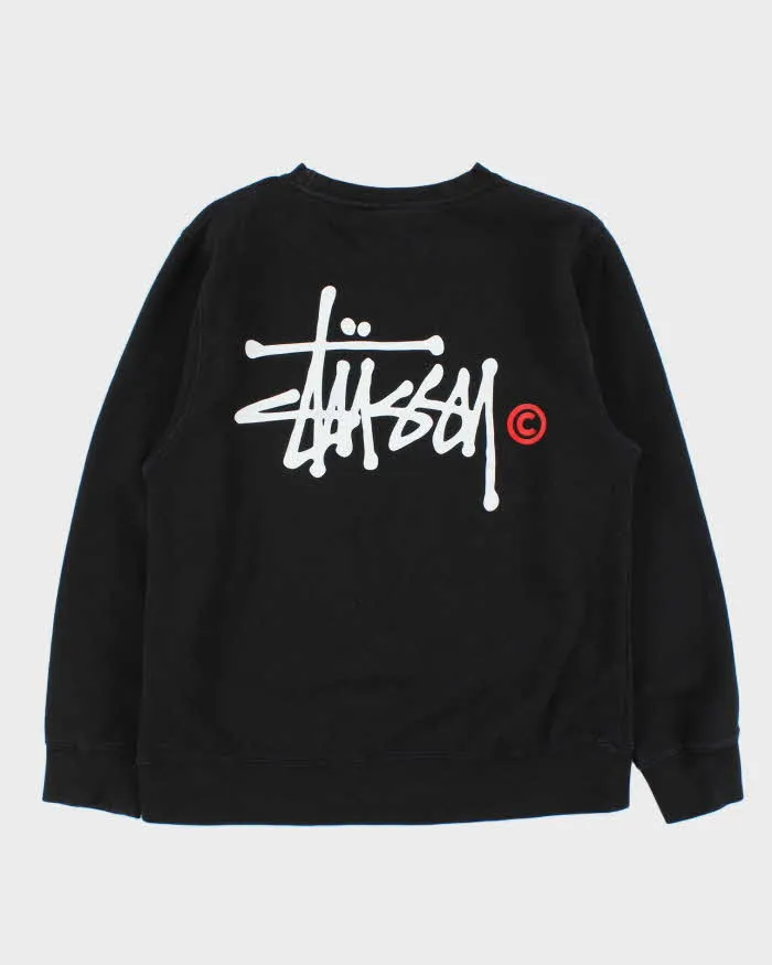 Vintage Stussy Big Logo Crewneck Sweatshirt - M sold by Rokit product image thumbnail 2