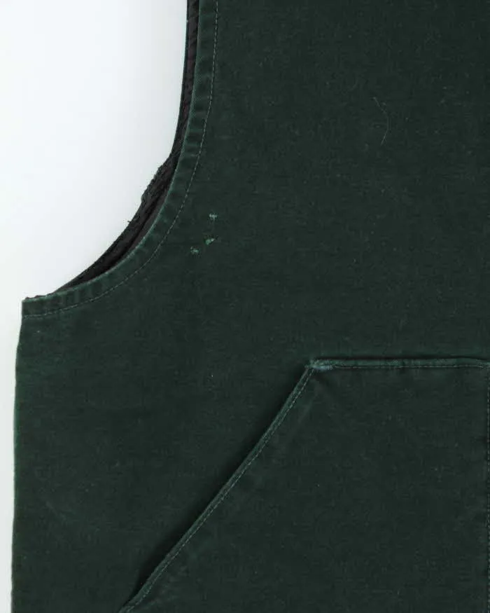 Vintage Y2K 00s Carhartt VO2 Spruce Green Arctic Lined Made In USA Workwear Gilet - XL sold by Rokit product image thumbnail 4