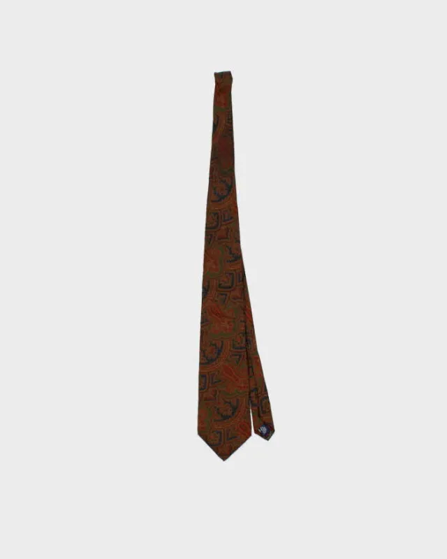 Vintage 1990s Polo Ralph Lauren Paisley Silk Tie made by Ralph Lauren
