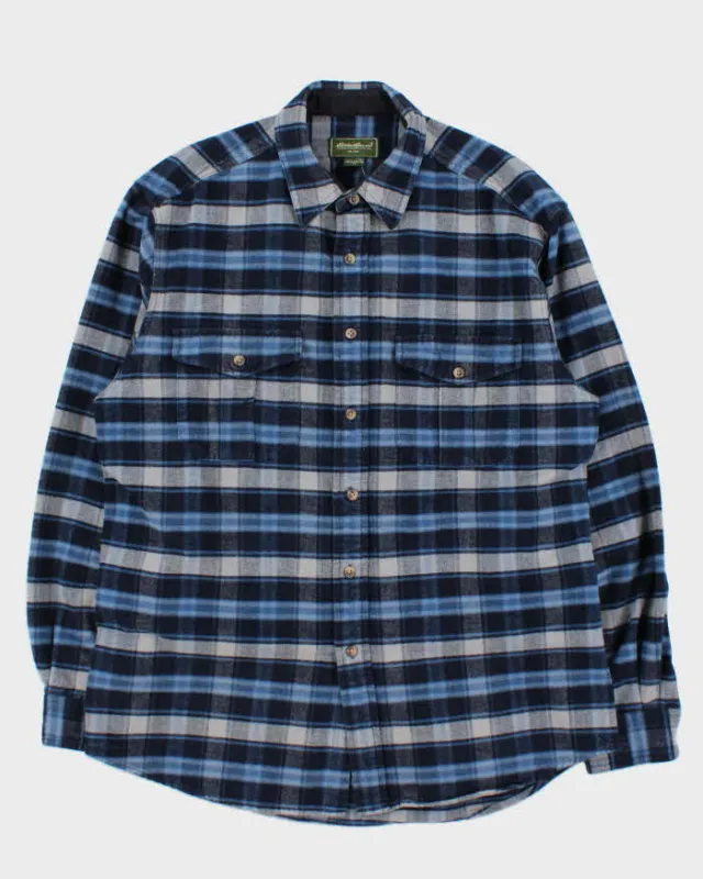 Vintage Eddie Bauer Heavyweight Oversized Flannel Shirt - M made by Eddie Bauer