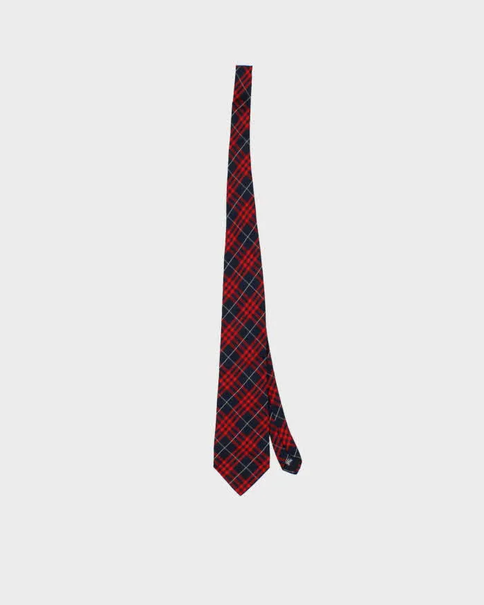 Vintage 1980s Burberry Nova Check Silk Tie sold by Rokit