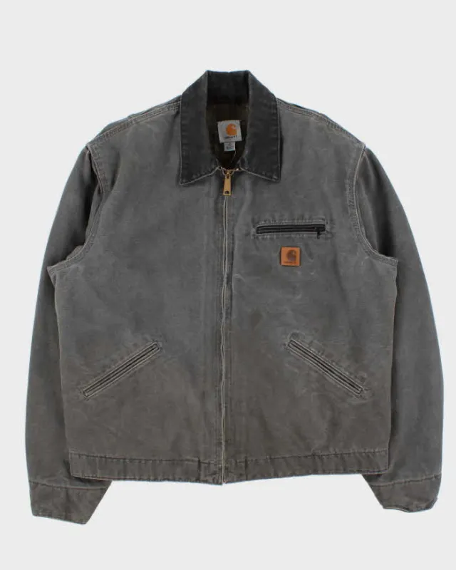 Vintage Carhartt J97 Detroit Blanket Lined Workwear Jacket - L sold by Rokit