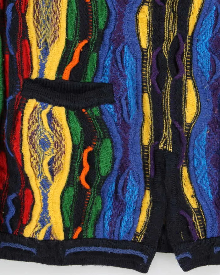 Vintage 90s Aklanda Wool Coogi Style Cardigan - L sold by Rokit product image thumbnail 5