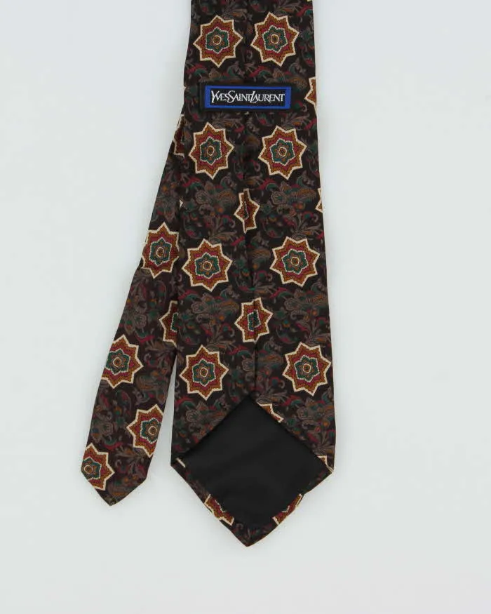 Vintage 1980s Yves Saint Laurent Paisley Silk Tie sold by Rokit product image thumbnail 3