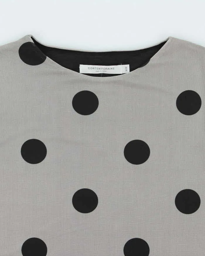 Vintage Y2k 00s Contemporaine Polka Dot Double Mesh Top - M sold by Rokit product image thumbnail 5