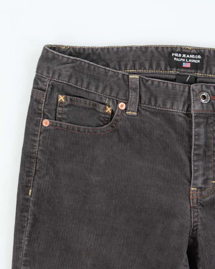 Vintage 90s Polo Jeans Ralph Lauren Corduroy Trousers - W30 L31 sold by Rokit product image thumbnail 3