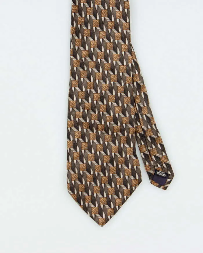 Vintage Christian Dior Geometric Pattern Silk Tie sold by Rokit product image thumbnail 2
