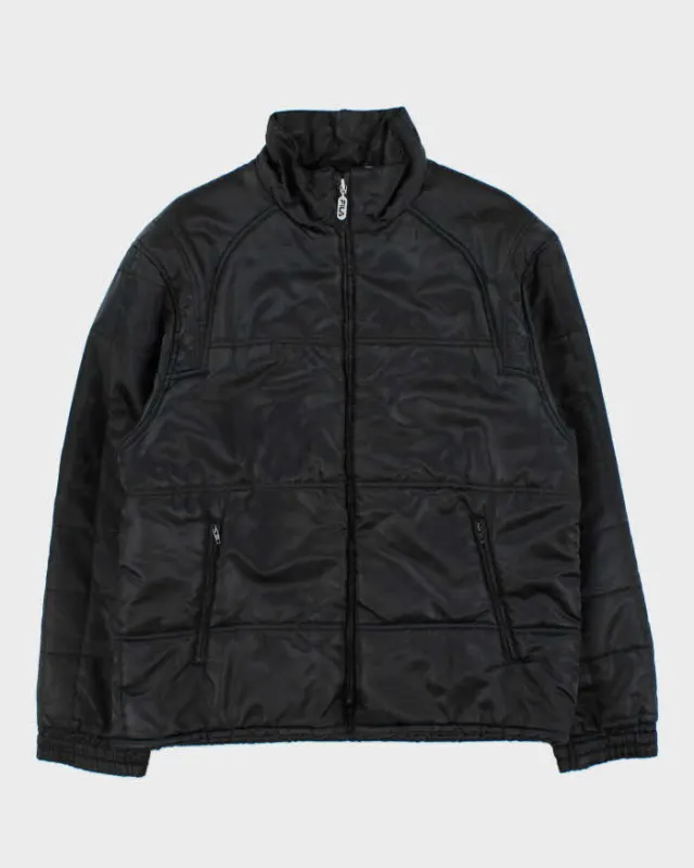 Vintage 90s Fila Satin Puffer Jacket - L sold by Rokit
