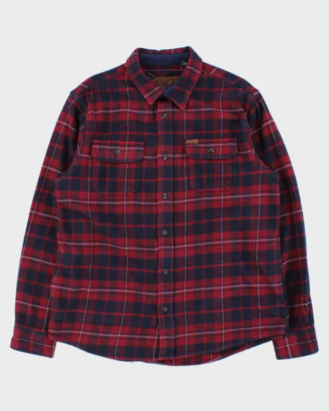 Vintage Orvis Heavyweight Flannel Shirt - L sold by Rokit