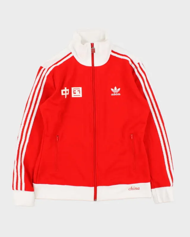 Vintage Y2K 2008 Women's Adidas Originals Beijing Olympics Team China Track Jacket - L sold by Rokit