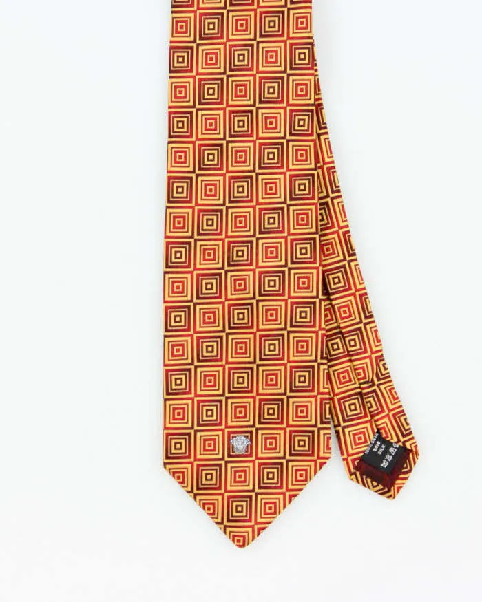 Vintage Y2K 00s Versace Medusa Detailed Patterned Silk Tie sold by Rokit product image thumbnail 2