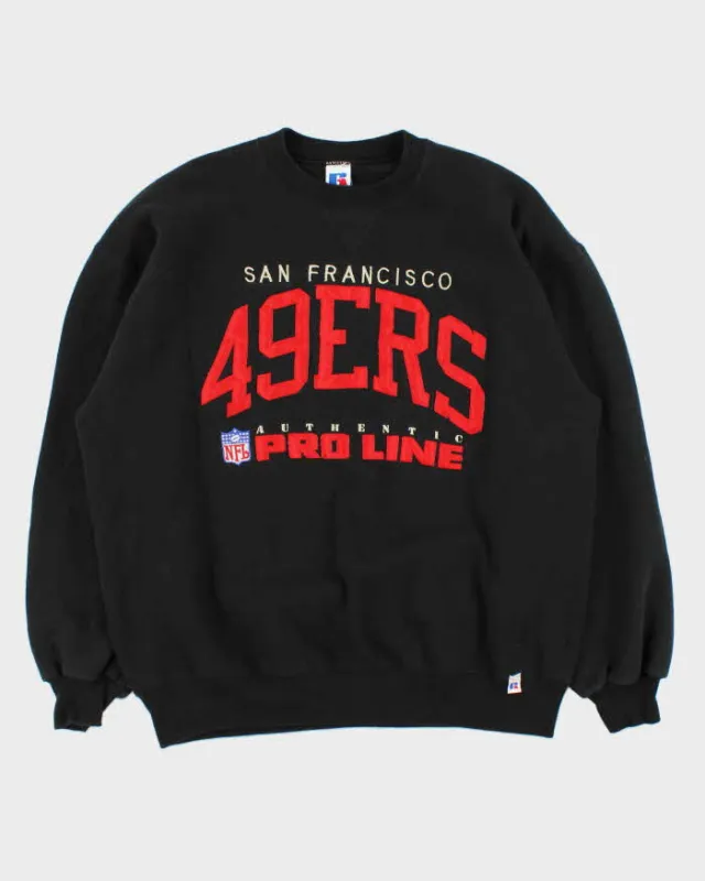 Vintage 1990s Russell Ath Made In USA San Fran 49ers NFL Pro Line Crewneck Sweatshirt - XL sold by Rokit