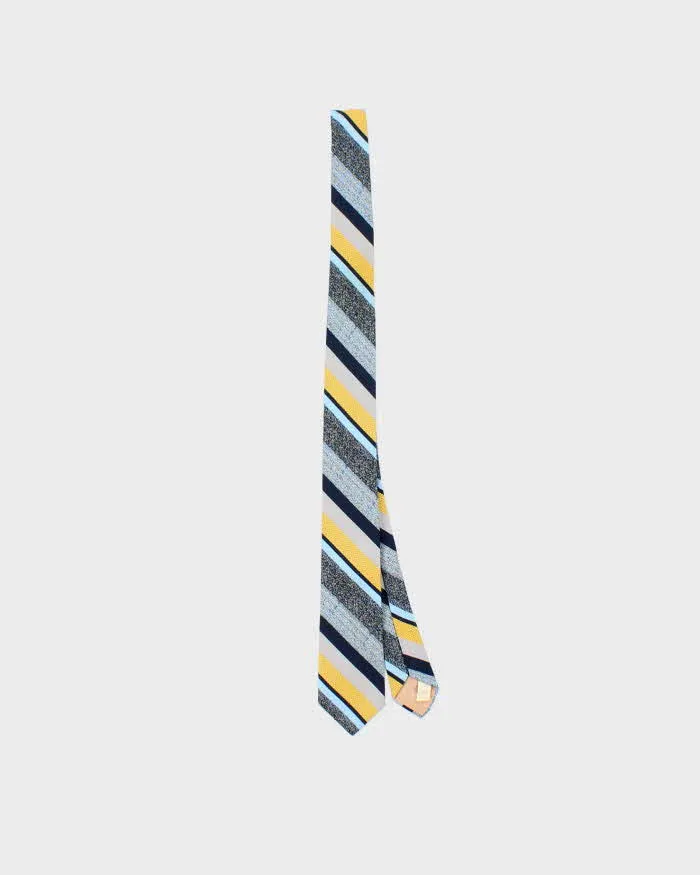 Vintage 1970s Yves Saint Laurent Stripe Patterned Tie sold by Rokit