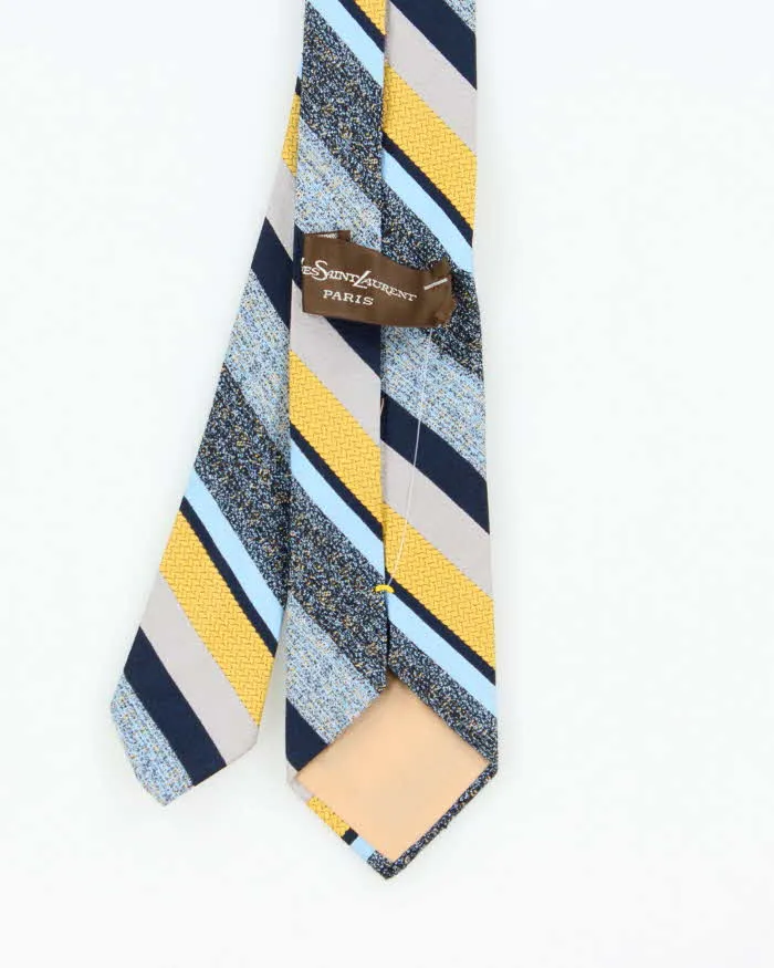 Vintage 1970s Yves Saint Laurent Stripe Patterned Tie sold by Rokit product image thumbnail 3