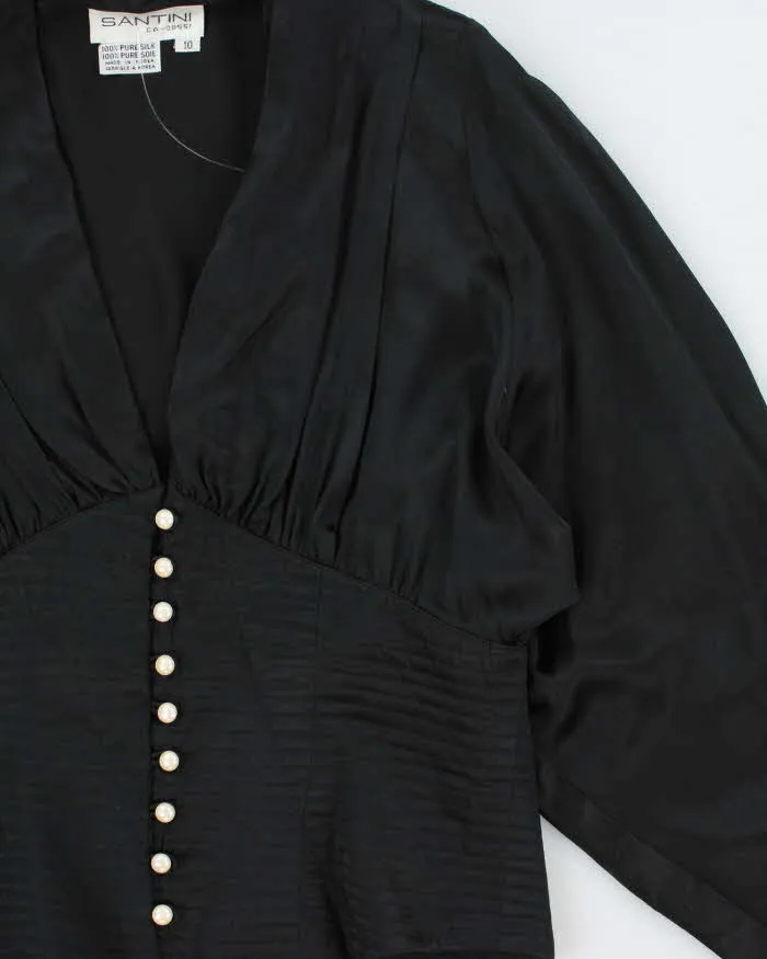 Vintage Santini Silk Batwing Blouse - M sold by Rokit product image thumbnail 3