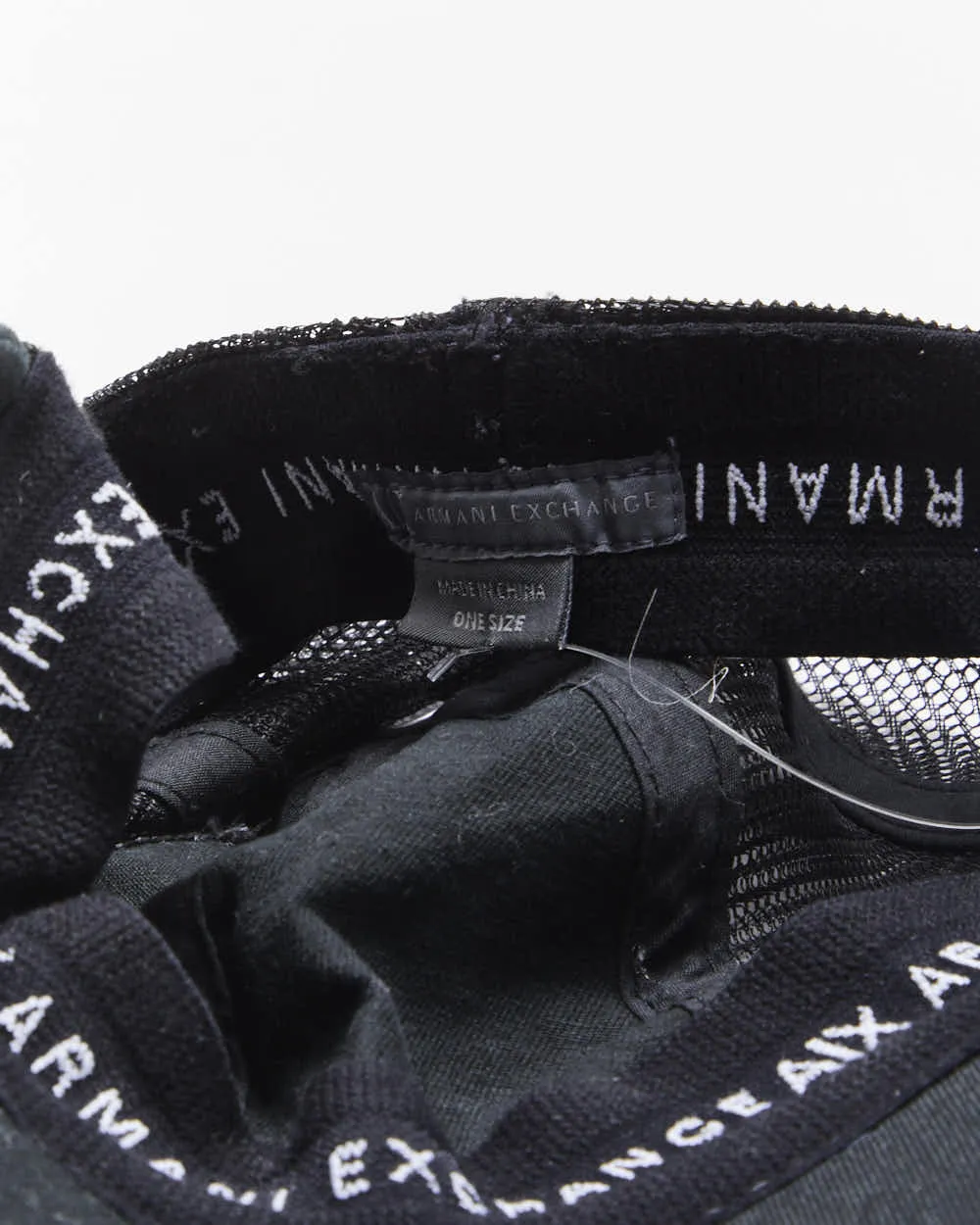 Vintage Y2k 00s Armani Exchange Baseball Cap - O/S sold by Rokit product image thumbnail 5