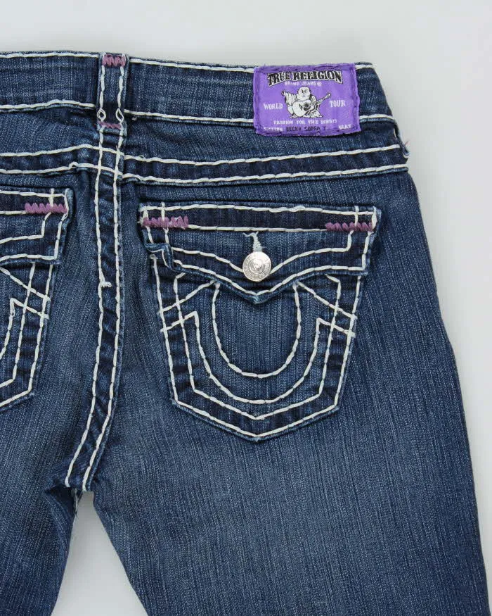 Vintage Y2k 00s True Religion Contrast Stitch Skinny Jeans - W27 L33 sold by Rokit product image thumbnail 4