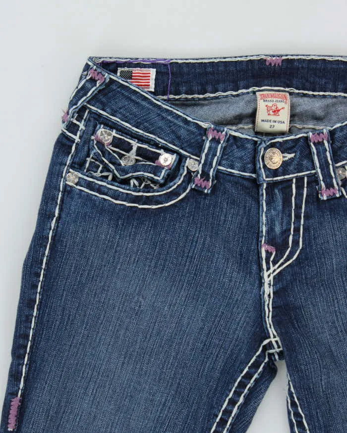 Vintage Y2k 00s True Religion Contrast Stitch Skinny Jeans - W27 L33 sold by Rokit product image thumbnail 3