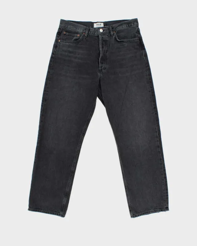 Agolde Wide Leg Black Jeans - W32 L29 sold by Rokit