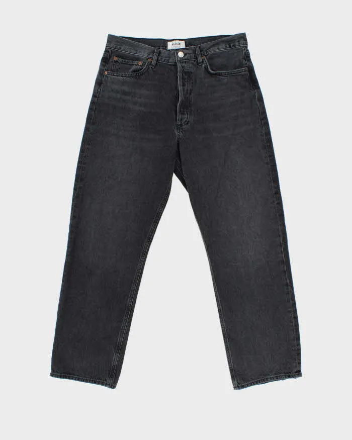 Agolde Wide Leg Black Jeans - W32 L29 sold by Rokit