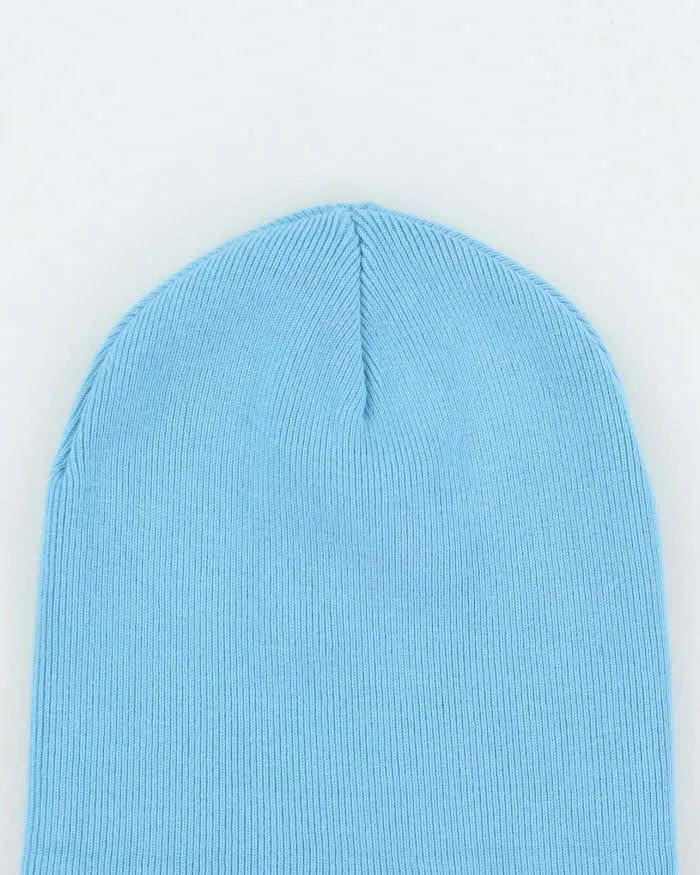 Hugo Boss Blue Ribbed Logo Beanie - OS sold by Rokit product image thumbnail 4