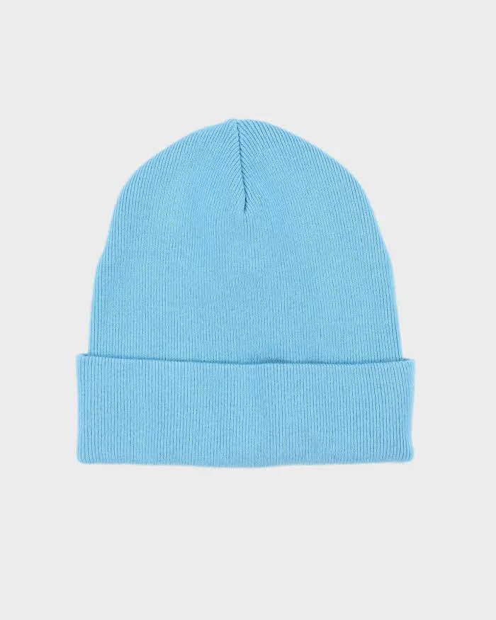 Hugo Boss Blue Ribbed Logo Beanie - OS sold by Rokit product image thumbnail 2