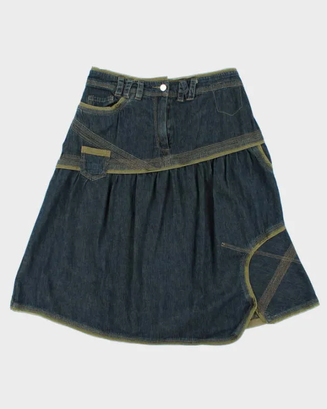 Vintage Y2k 00s Solola Denim Skirt - XS sold by Rokit